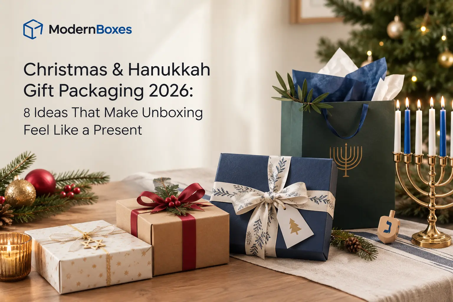Christmas & Hanukkah Gift Packaging 2026: 8 Ideas That Make Unboxing Feel Like a Present